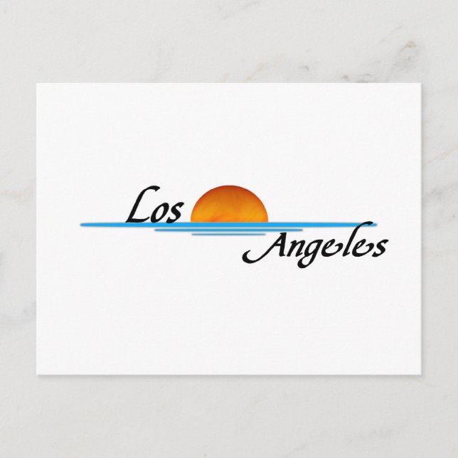 Los Angeles Postkarte (Vorderseite)
