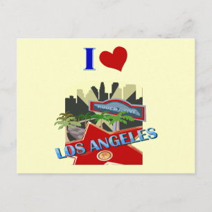 Los Angeles Postkarte