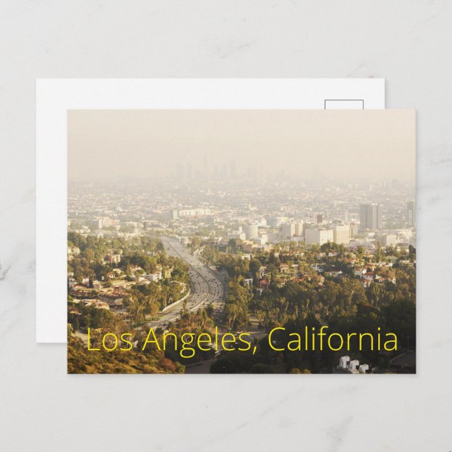 "Los Angeles" Postkarte / Wall Art (Vorne/Hinten)