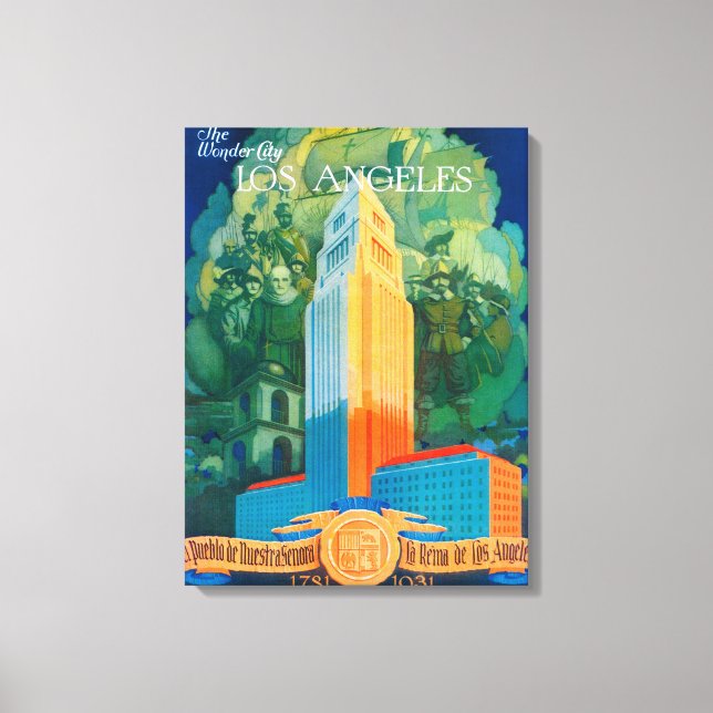 Los Angeles Promotional Poster Leinwanddruck (Vorderseite)