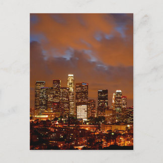 Los Angeles Red Skies Postkarte