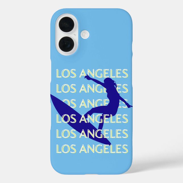 Los Angeles Reisen Kunst, Kalifornien, Reisen, Bla Case-Mate iPhone Hülle (Rückseite)