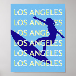 Los Angeles Reisen Kunst, Kalifornien, Reisen, Bla Poster