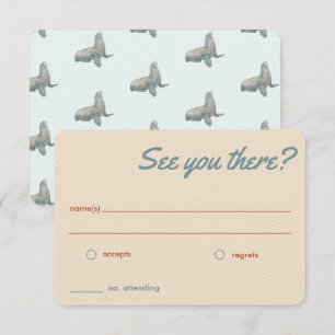 Los Angeles Response Wedding Cards RSVP Karte