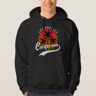 Los Angeles Retro Black Hoodie