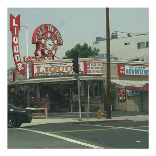 Los Angeles Retro Look Poster