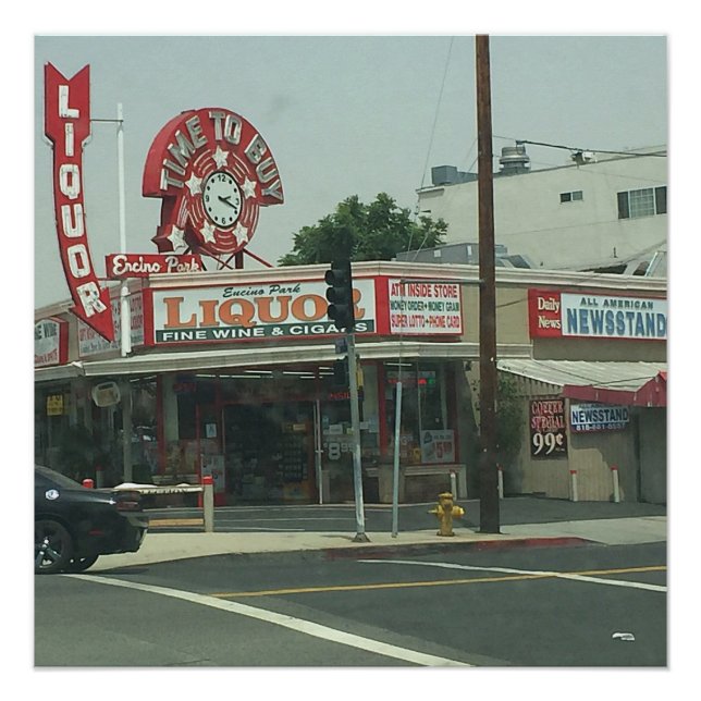 Los Angeles Retro Look Poster (Vorderseite)