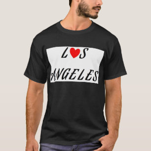 Los Angeles rotes Herz T-Shirt