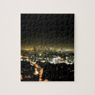 Los Angeles, schöne Nachtzeit CAs Puzzle