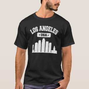 Los Angeles Skyline City Retro Vintager Stolz T-Shirt