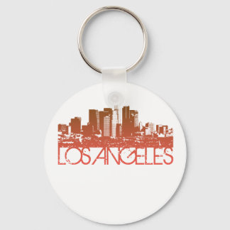 Los Angeles Skyline Design Schlüsselanhänger