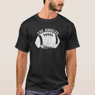 Los Angeles Skyline Football Fan Los Angeles Footb T-Shirt