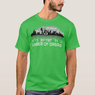Los Angeles Skyline GPS Koordinaten Dream City T-Shirt