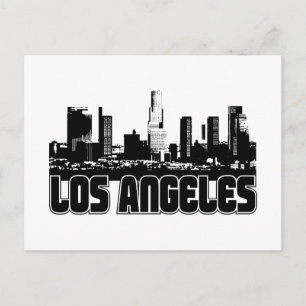 Los Angeles Skyline Postkarte