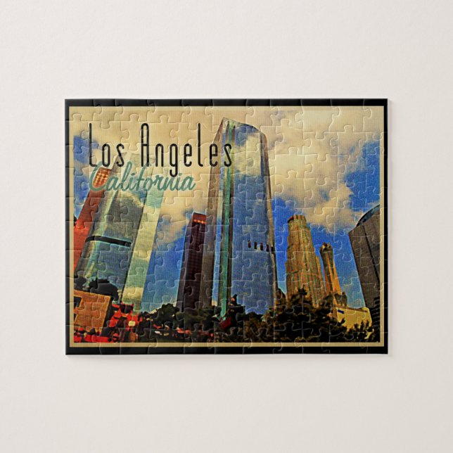 Los Angeles Skyline Puzzle (Horizontal)