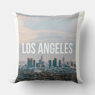 Los Angeles Skyline Retro City Ästhetik Reise  Kissen