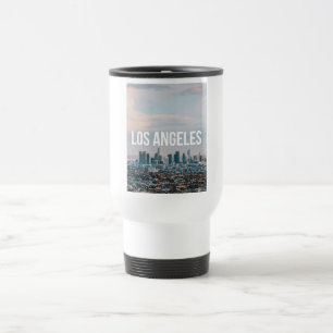 Los Angeles Skyline Retro Stadt Ästhetik Reise Reisebecher