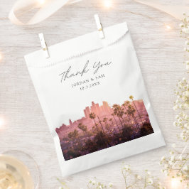 Los Angeles Skyline Wedding Personalisiert Geschenktütchen