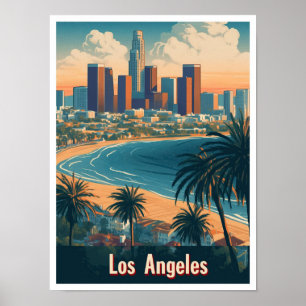 Los Angeles South Carolina USA Reisevorführung Poster
