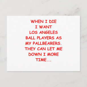 Los Angeles Sport Postkarte