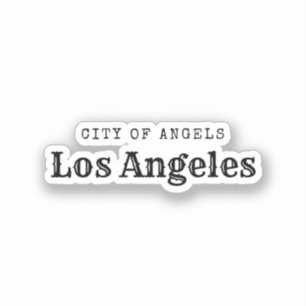Los Angeles Stadt der Engel Aufkleber