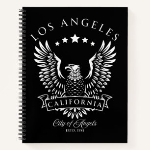 Los Angeles Stadt der Engel Kalifornien Vintage Notizbuch