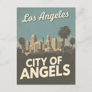 Los Angeles Stadt der Engel Postkarte