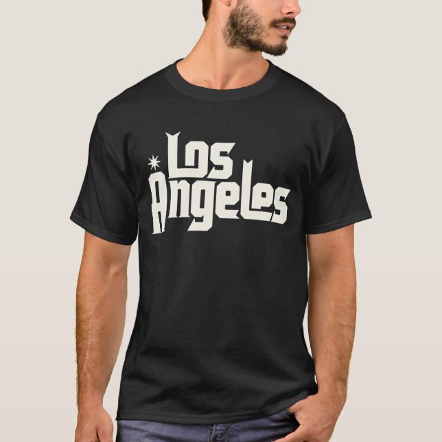 Los Angeles Street Style Retro Urban Design T-Shirt (Vorderseite)