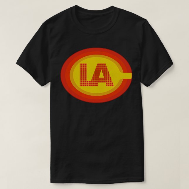 Los Angeles Strings Defunktionierte 70er Tennis Ma T-Shirt (Design vorne)