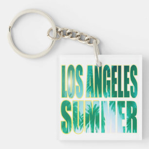 "Los Angeles Summer Letter Green"-Schlüsselanhänge Schlüsselanhänger