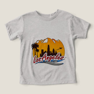 Los Angeles Sunset Skyline T - Shirt Beschreibung