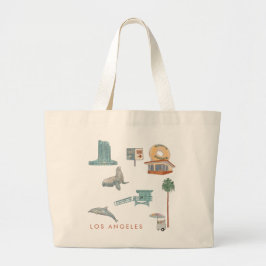 Los Angeles Tote Bag Jumbo Stoffbeutel