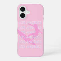 Los Angeles Travel Art, Kalifornien, Pink, Preppy