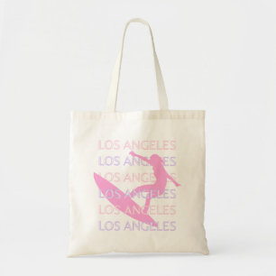 Los Angeles Travel Art, Kalifornien, Pink, Preppy Tragetasche