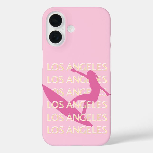 Los Angeles Travel Art, Kalifornien, Travel Art Case-Mate iPhone Hülle (Rückseite)