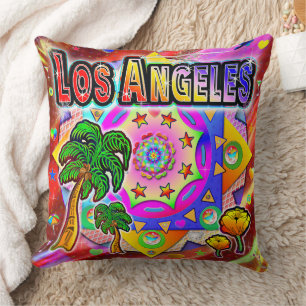 Los Angeles Tropical Friends Pillow Kissen