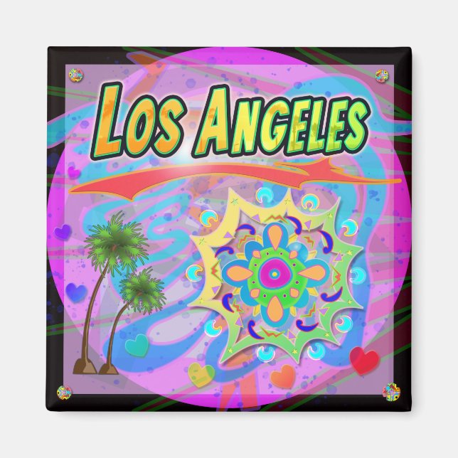 Los Angeles True Progress Magnet (Vorne)