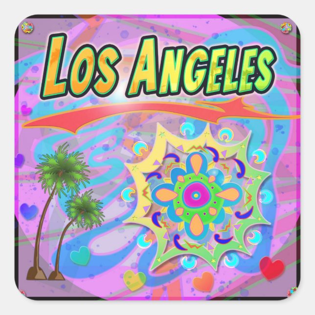 Los Angeles True Progress Sticker (Vorderseite)