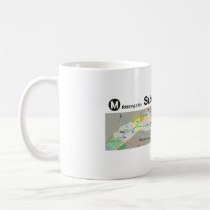 Los Angeles-Untergrundbahn zum Meer Tasse