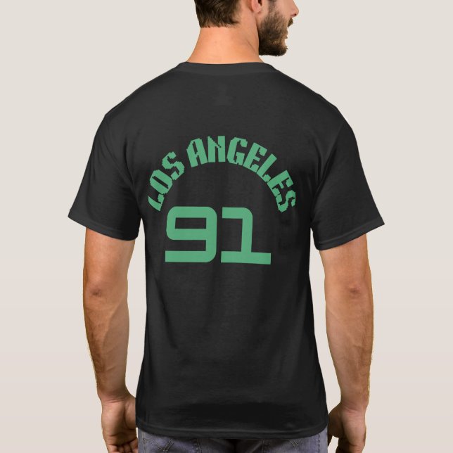Los Angeles-Urban Streetwear black friday style T-Shirt (Rückseite)
