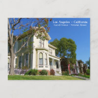 Los Angeles Viktorianisch Houses Postcard!