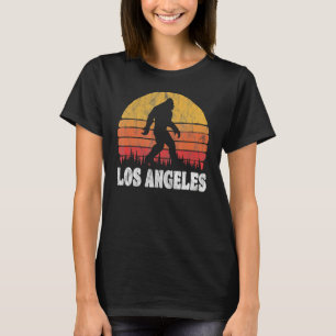 Los Angeles Vintag Achtzig Bigoot Retro Sunset T-Shirt