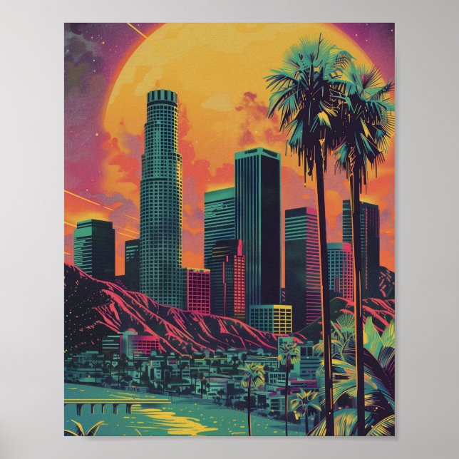 Los Angeles Vintag Poster (Vorne)