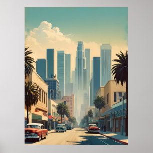 Los Angeles Vintage-Plakat Poster