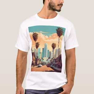 Los Angeles Vintage Poster T-Shirt