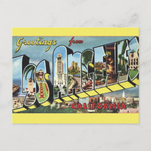 Los Angeles Vintage Postkarte