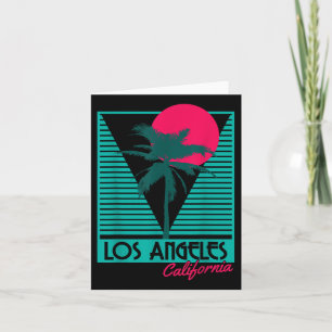 Los Angeles Vintage Retro La California Beach Souv Karte