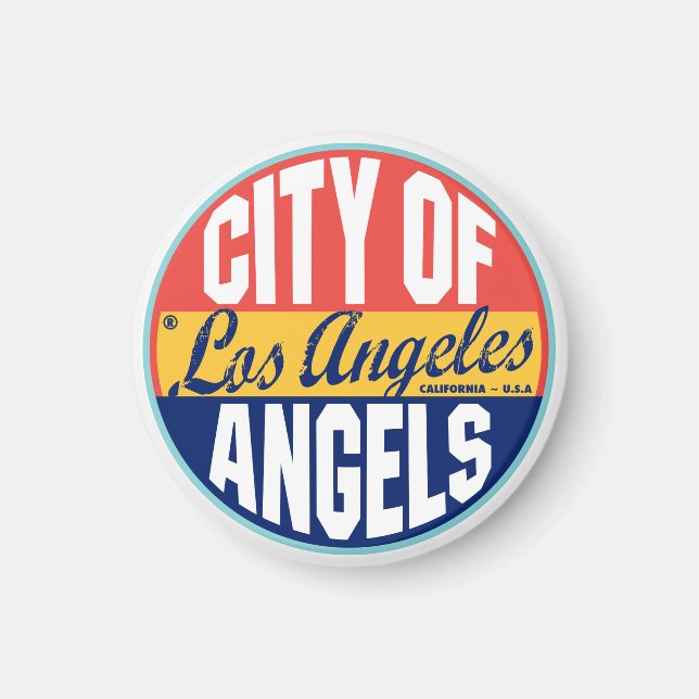 Los Angeles Vintages Label Magnet (Vorne)