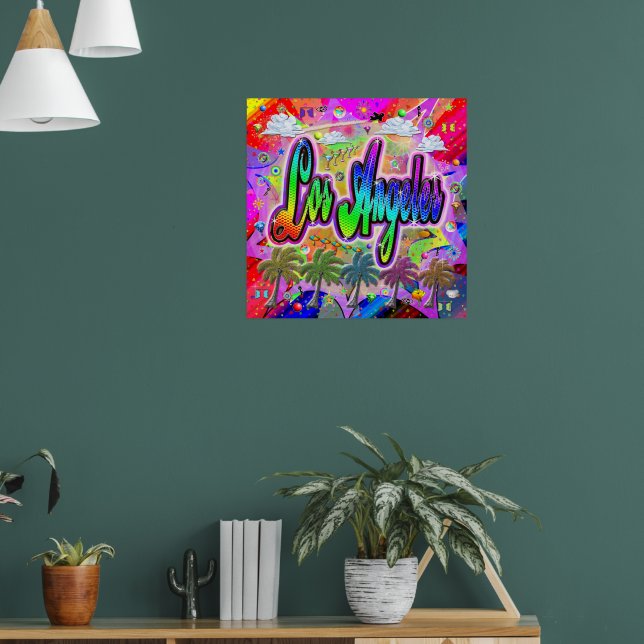 Los Angeles Vista Express Poster (Wohnzimmer 1)