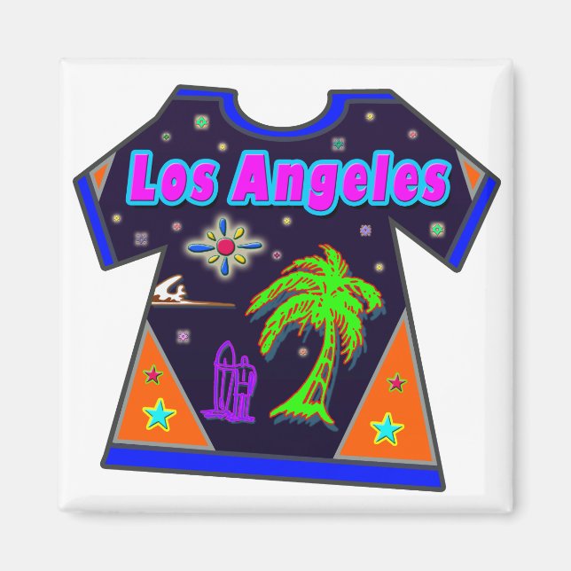 "Los Angeles Vivid 2" Magnet (Vorne)